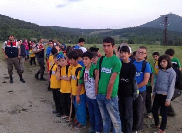 Yönünü kaybeden izciler 5 saat sonra bulundu