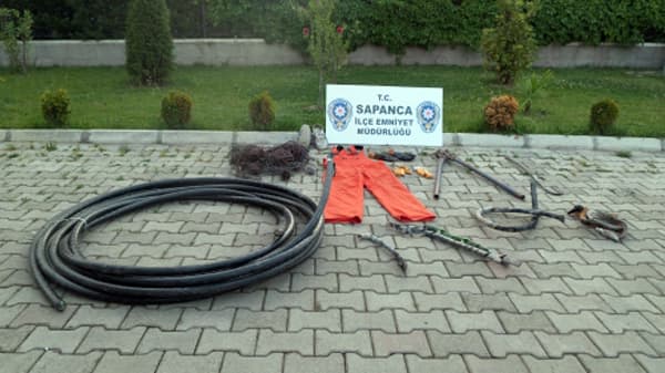 YHT hattından kablo çalan 4 kişi gözaltına alındı