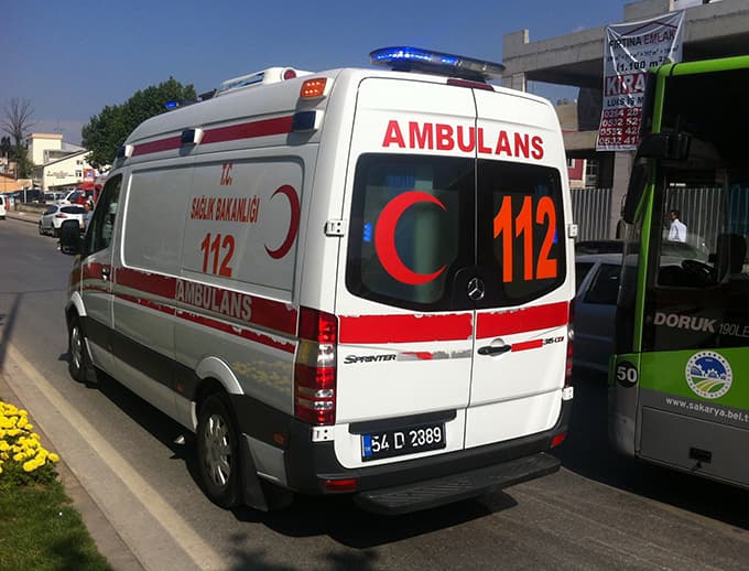 Milli Egemenlik Caddesi'nde kaza: 1 yaralı