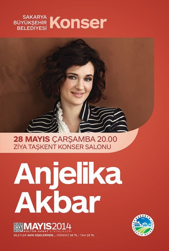 Anjelika Akbar, Sakaryalı sanatseverlerle buluşacak