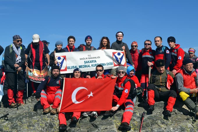Sakarya UMKE ekibine teşekkür belgesi