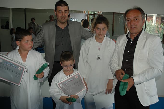 Kocaalili miniklerin kuşak sevinci