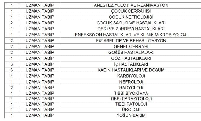 Sakarya'ya 162 sağlık personeli atanacak