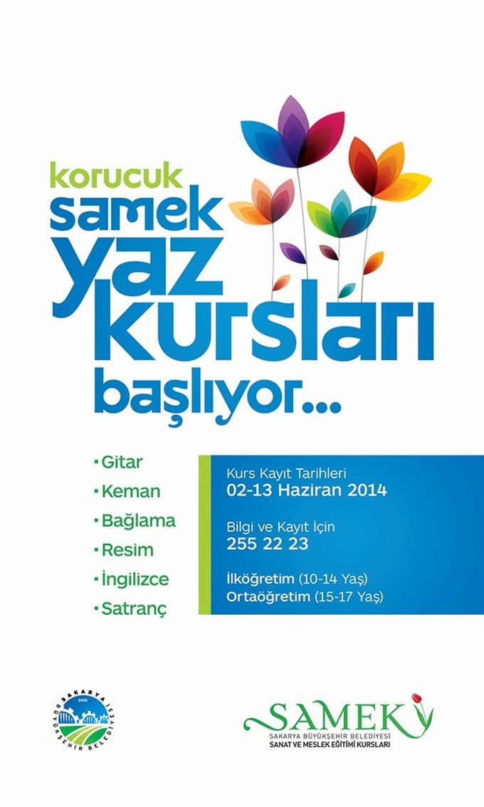 SAMEK'ta yaz dönemi başlıyor