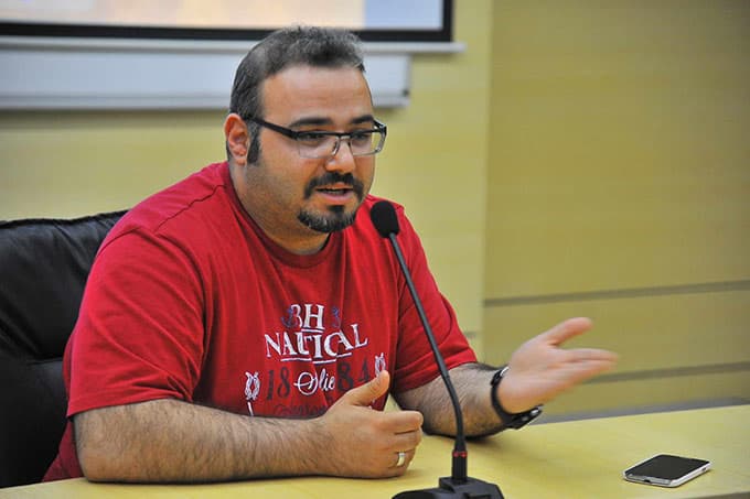 Senarist Selçuk Aydemir SAÜ'de söyleşiye katıldı
