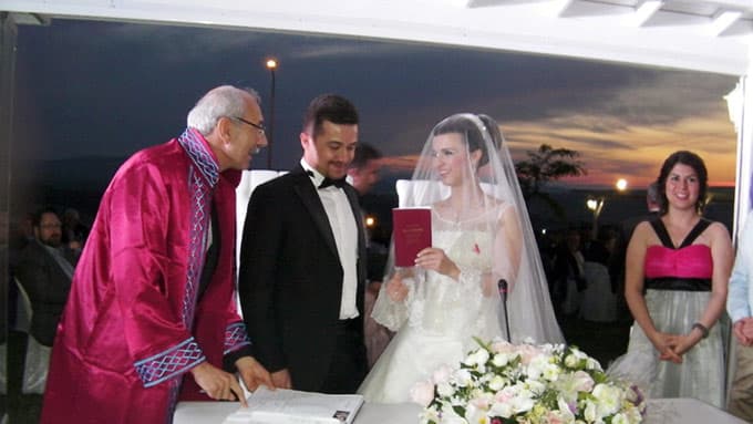 Başkan Özkaraman, öğrencisinin nikahını kıydı