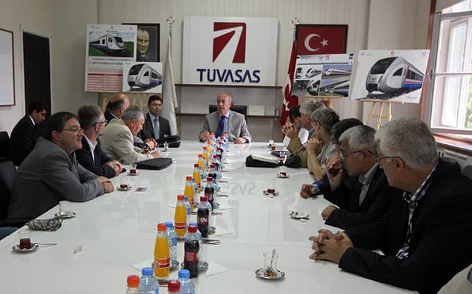 Alman Yüksek Hızlı Demiryolları Heyeti, TÜVASAŞ'TA