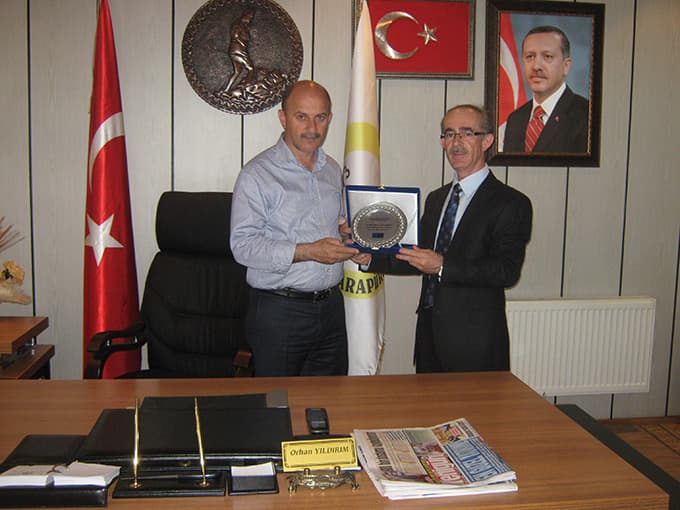 TT il müdürü Hanedar, başkan Yıldırım'ı ziyaret etti