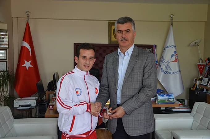 İl müdürü Koşu, wushu şampiyonlarını ağırladı