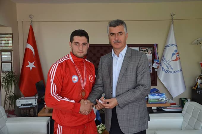 İl müdürü Koşu, wushu şampiyonlarını ağırladı