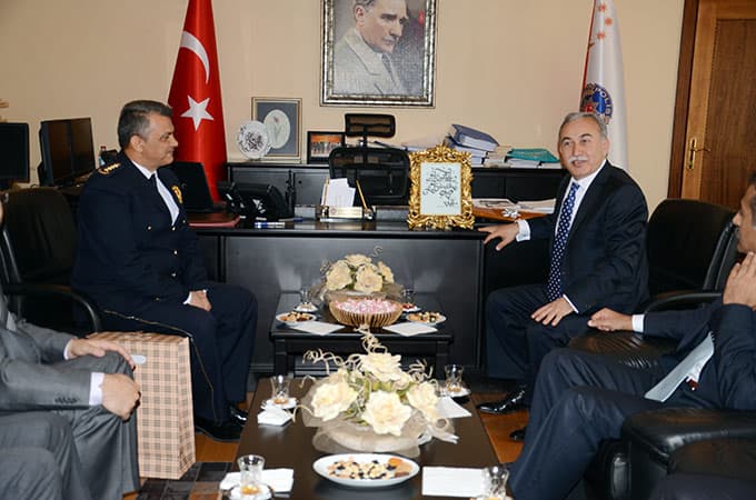 Vali Mustafa Büyük, emniyete veda etti