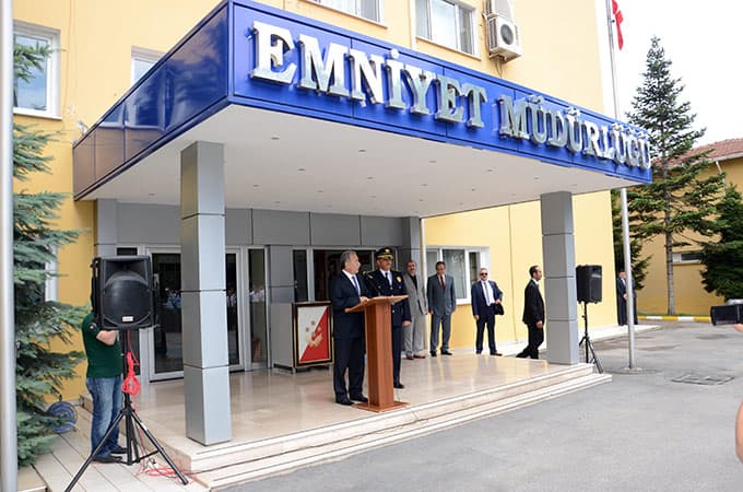 Vali Mustafa Büyük, emniyete veda etti