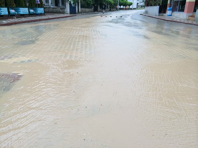 Bu ilçe sadece 30 dakikada işte bu hale geldi! 