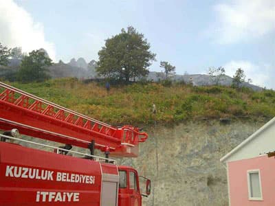 Yangın Büyümeden Söndürüldü