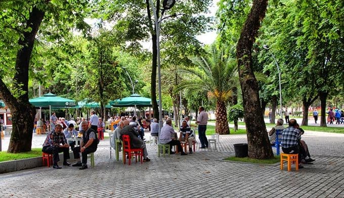 Şemsiyeli Park bu görüntüsüyle büyük beğeni topladı