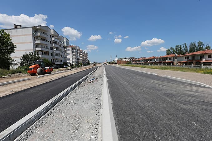 Yol düzenleme ve kavşak çalışmalarında sona gelindi