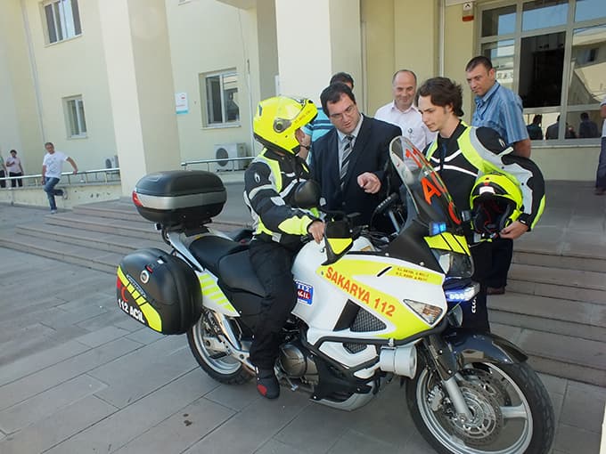 Motorsikletli 112 Acil Yardım Ekibi göreve başlıyor