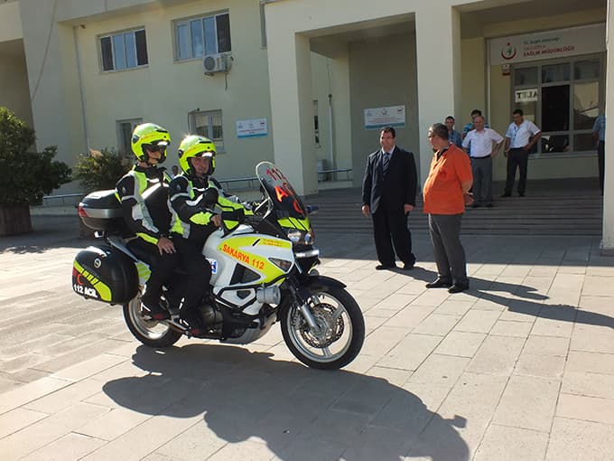 Motorsikletli 112 Acil Yardım Ekibi göreve başlıyor