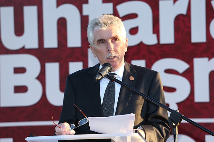 Toçoğlu, Muhtarlarla bir araya geldi