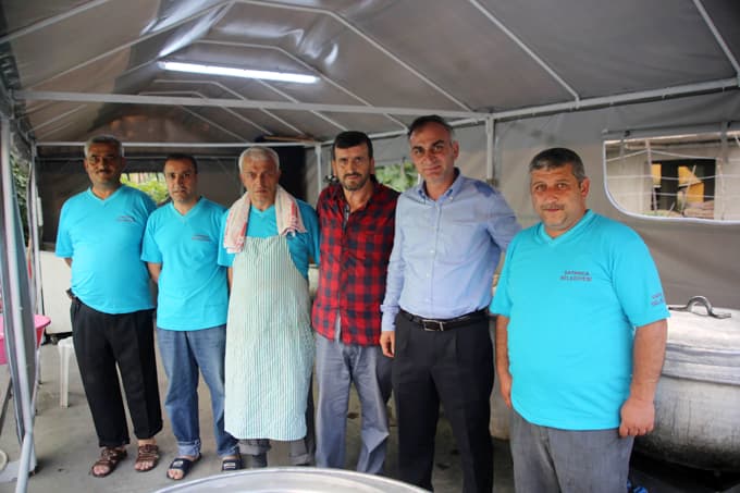 Başkan Yılmazer, iftar çadırında