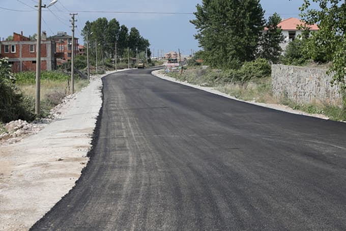 Karasu'ya 15 Bin ton asfalt