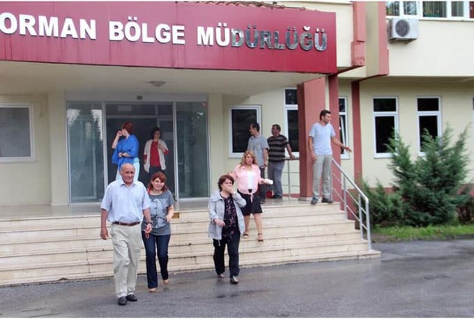 OBM'de yangın tatbikatı