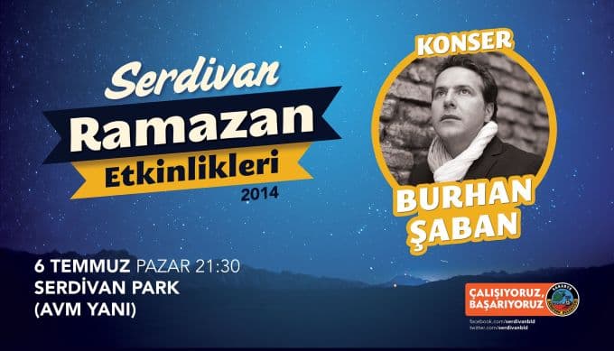 Boşnak sanatçı Burhan Şaban Serdivanlılarla buluşacak