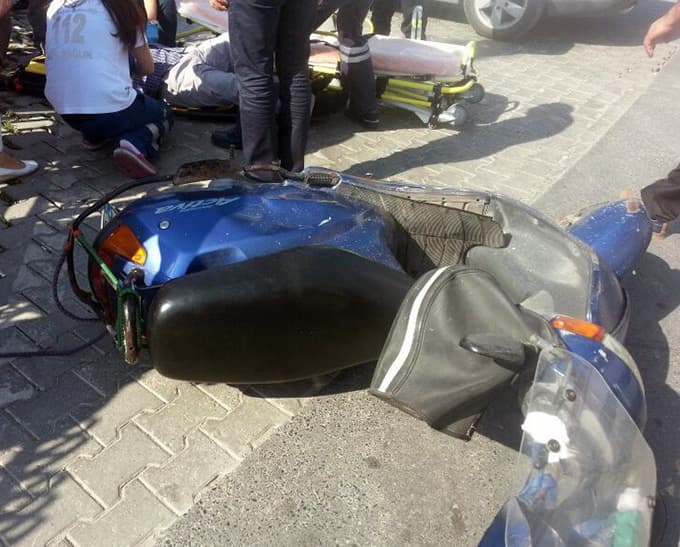 Adapazarı'nda trafik kazası: 1 yaralı