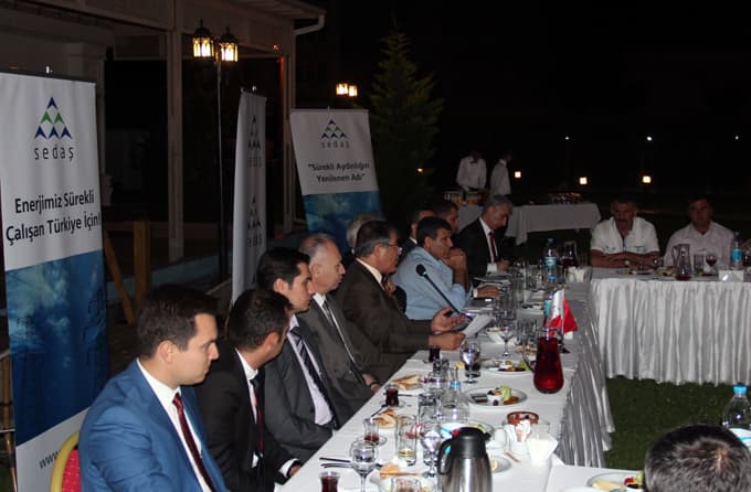 SEDAŞ, iftarda muhtarlarla buluştu