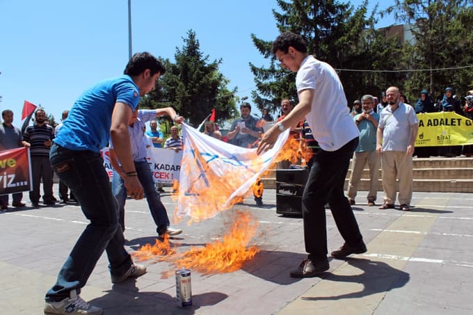 SAGİR 461. haftasında İsrail'i protesto etti