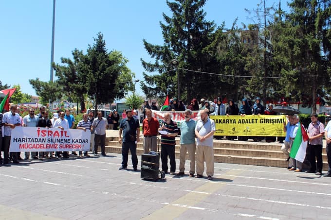 SAGİR 461. haftasında İsrail'i protesto etti