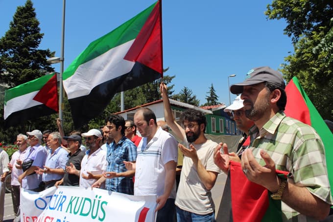 SAGİR 461. haftasında İsrail'i protesto etti