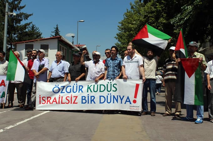 SAGİR 461. haftasında İsrail'i protesto etti