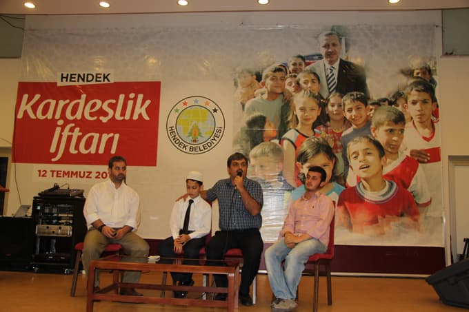 Hendek'te kardeşlik iftarı düzenlendi