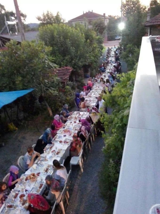 7'den 70'e iftar yemeğinde buluştular