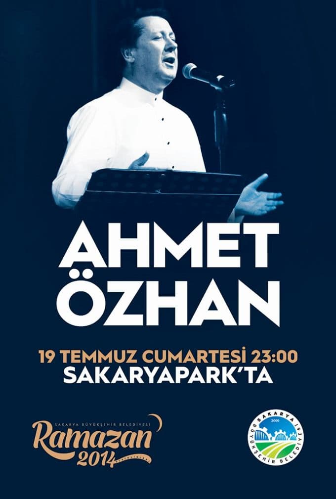 Ahmet Özhan açık hava sahnesinde Sakaryalılarla buluşacak