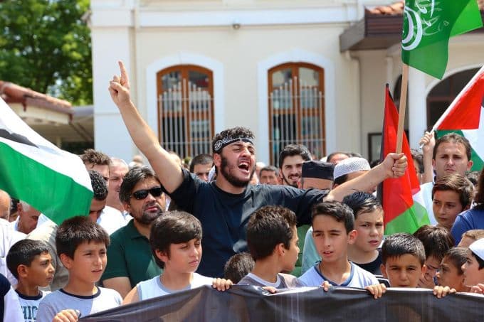 İsrail saldırılarına, Sakarya'dan büyük öfke