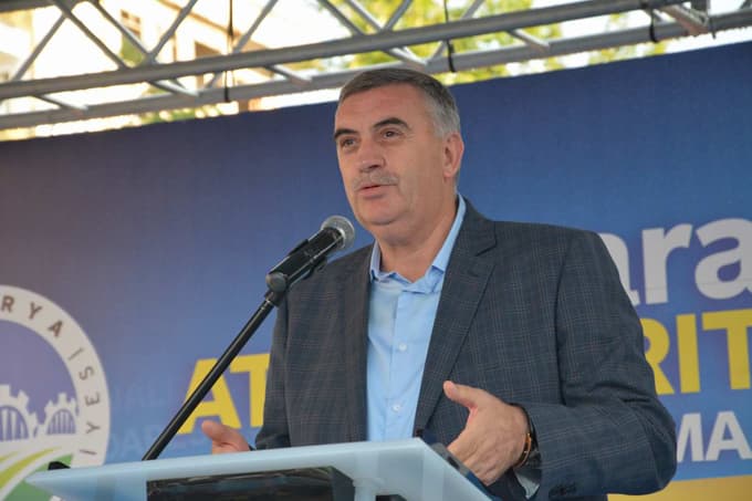Karasu atık su arıtma tesislerinin temeli atıldı