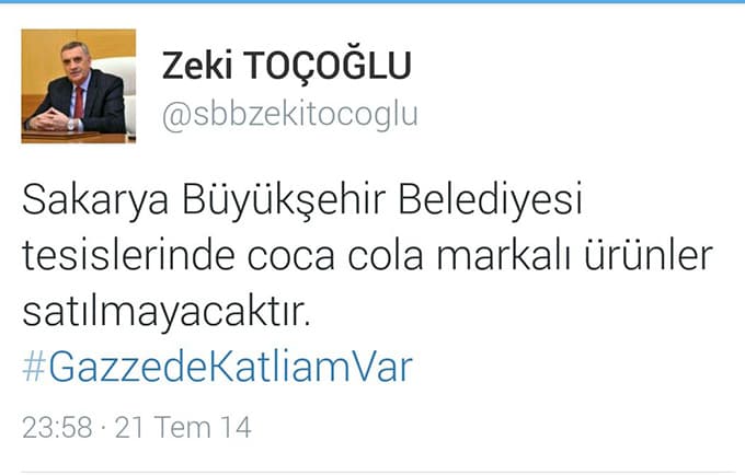 Büyükşehir Belediyesi'nden boykot kararı