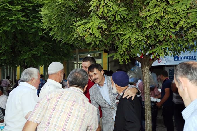Başkanlar Aşağıdere köylüleriyle iftarda buluştu