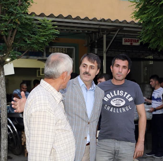 Başkanlar Aşağıdere köylüleriyle iftarda buluştu
