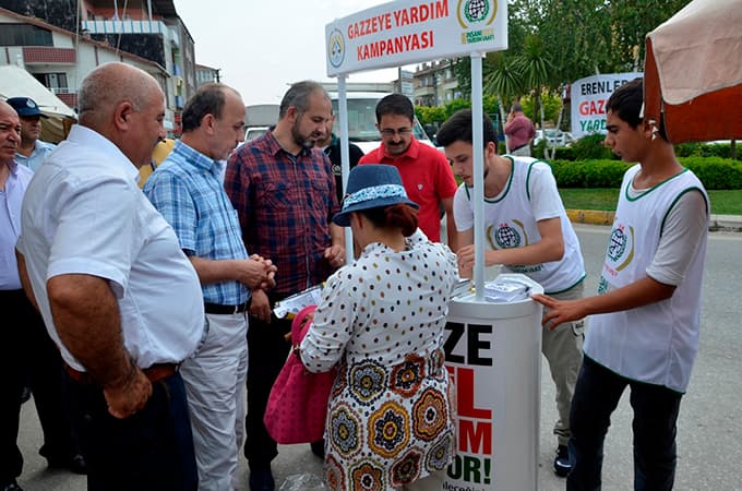 Erenler Belediyesi'nden Gazze'ye yardım kampanyası