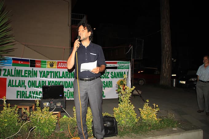 Sapanca'da İsrail protesto edildi