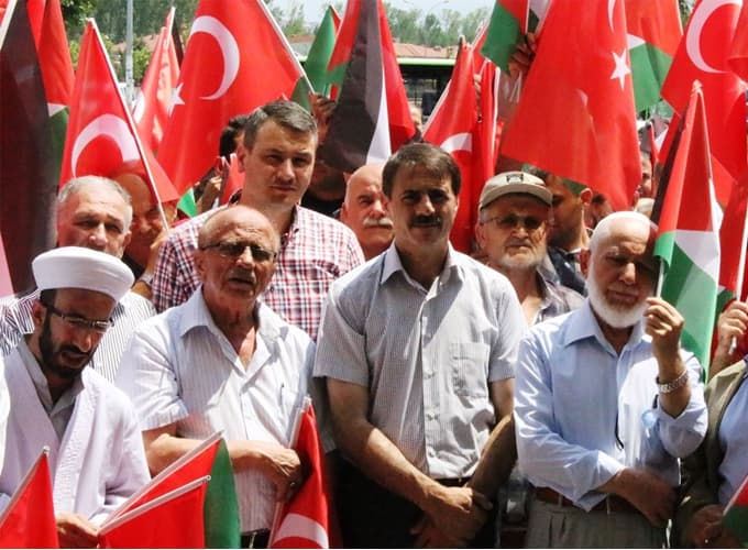 Serdivan'dan Filistin'e destek
