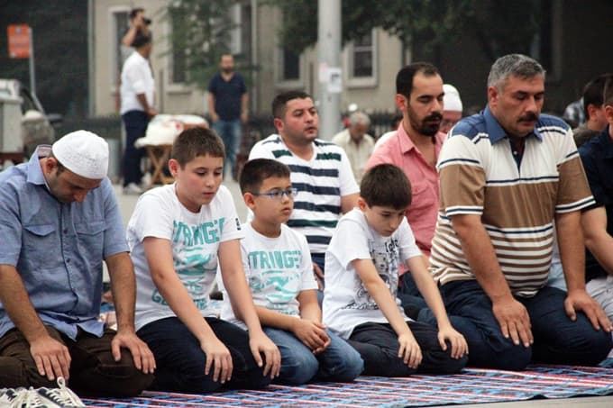 Sakarya'da bayram namazı
