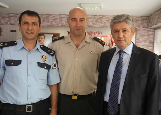 Söğütlü'de bayramlaşma töreni gerçekleşti