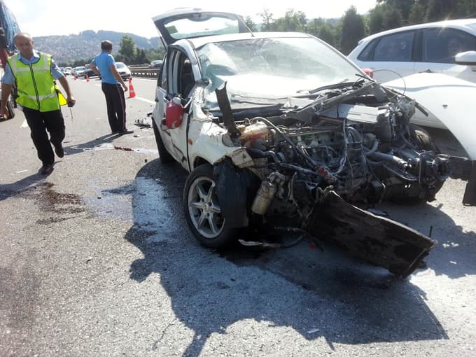 Sapanca'da trafik kazası: 1 yaralı