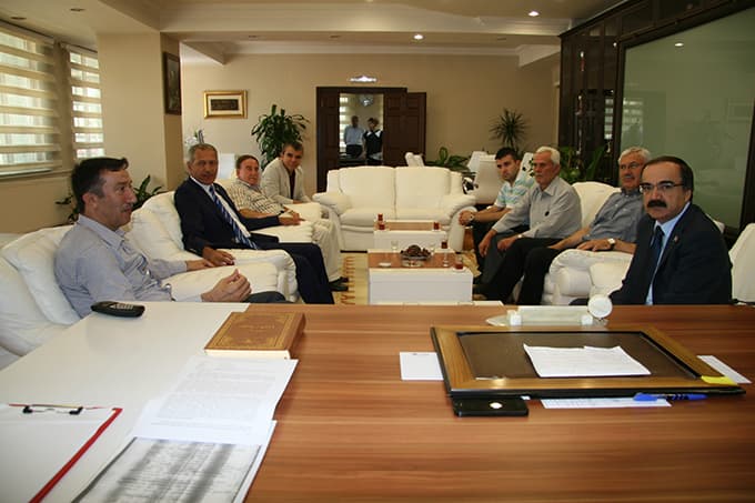 Vali Coş'tan Başkan Dişli'ye ziyaret