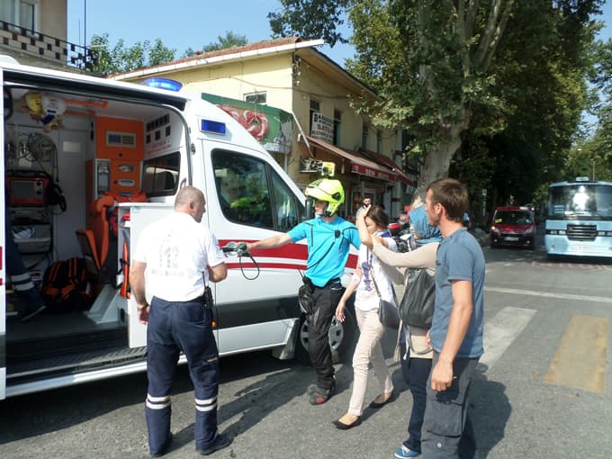 Stadyum kavşağında kaza meydana geldi: 1 yaralı