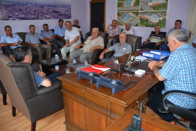 Başkan Cevat Keser, muhtarlarla bir araya geldi